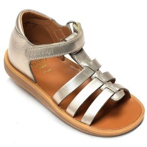 Pom d’Api - Poppi Strap Laminato Platine Sandals